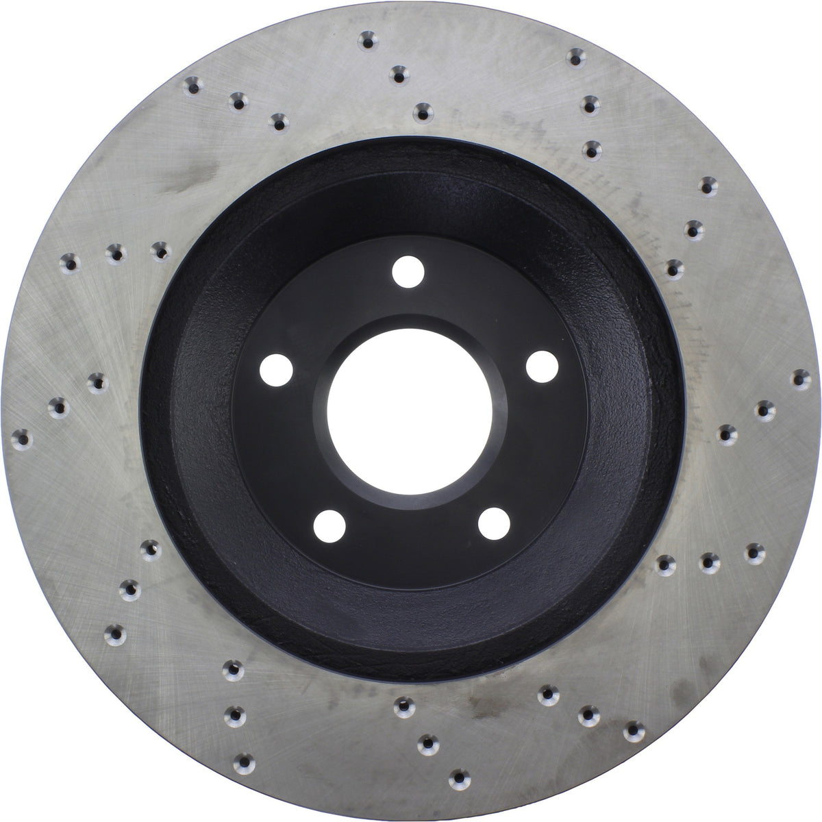 StopTech Sport Cross Drilled Brake Rotor; Front Right
