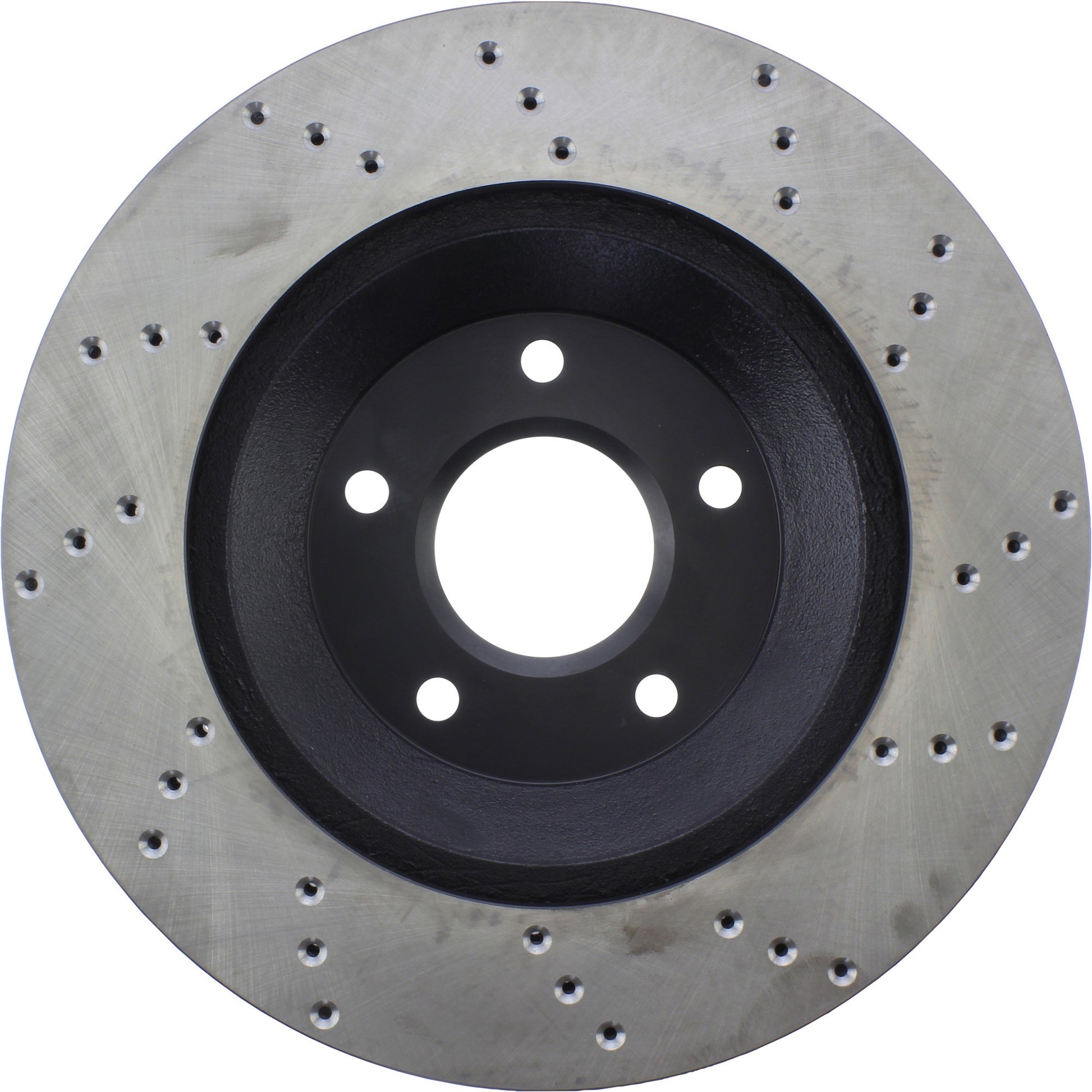 StopTech Sport Cross Drilled Brake Rotor; Front Right