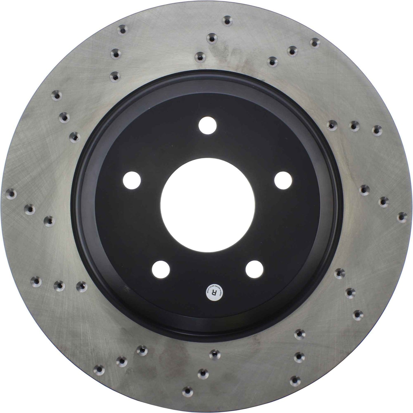 StopTech Sport Cross Drilled Brake Rotor; Front Right