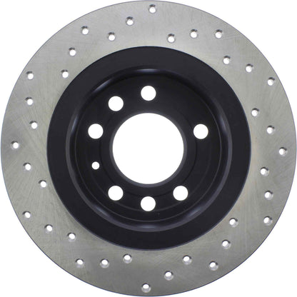 StopTech Sport Cryo Cross Drilled Brake Rotor; Rear Left