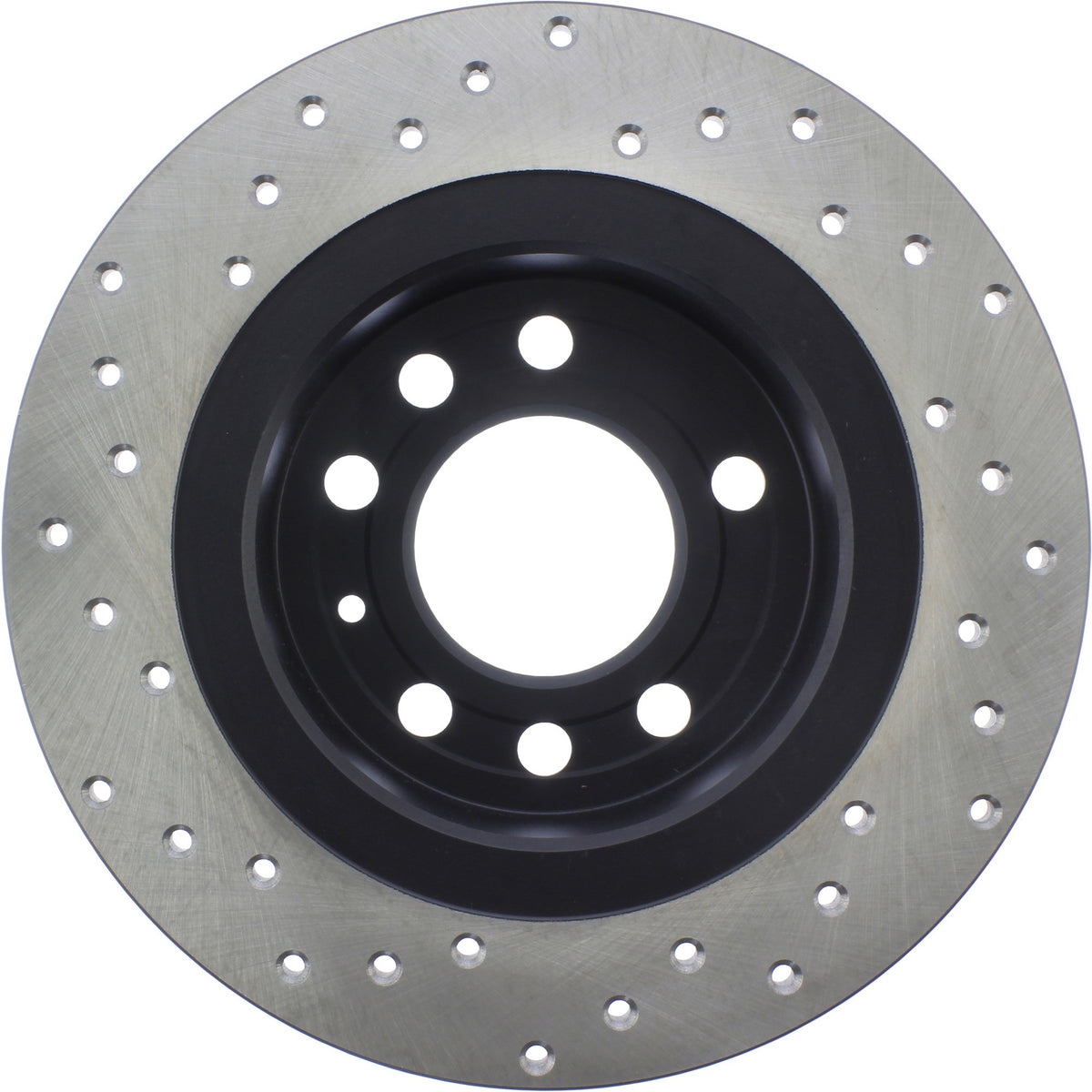 StopTech Sport Cryo Cross Drilled Brake Rotor; Rear Left