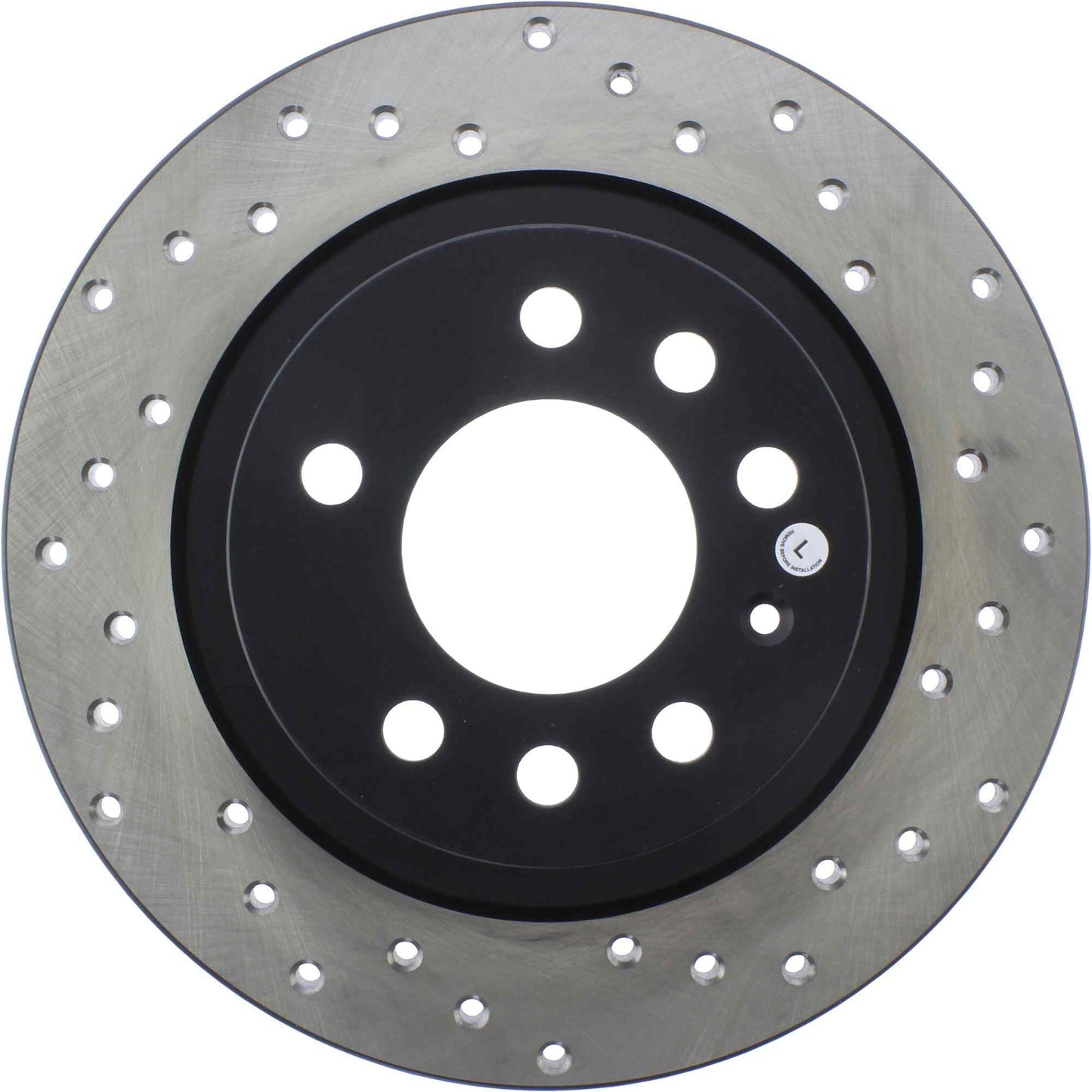 StopTech Sport Cryo Cross Drilled Brake Rotor; Rear Left