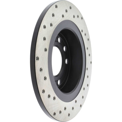 StopTech Sport Cryo Cross Drilled Brake Rotor; Rear Left