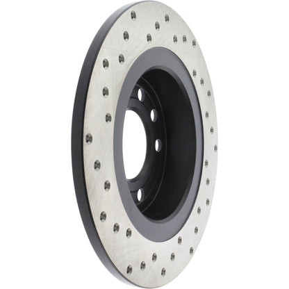 StopTech Sport Cryo Cross Drilled Brake Rotor; Rear Left