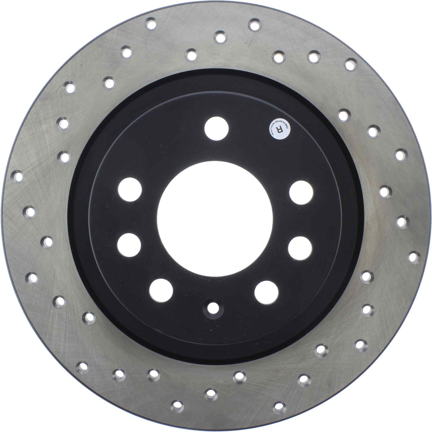 StopTech Sport Cryo Cross Drilled Brake Rotor; Rear Right