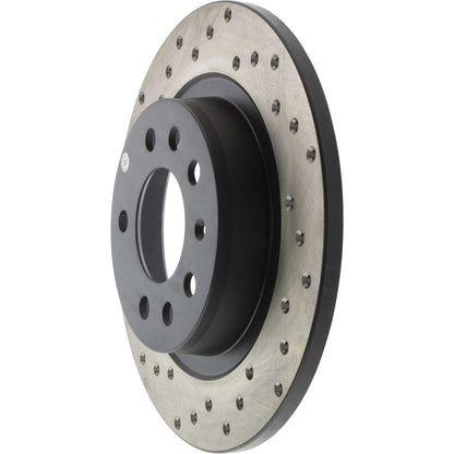 StopTech Sport Cryo Cross Drilled Brake Rotor; Rear Right