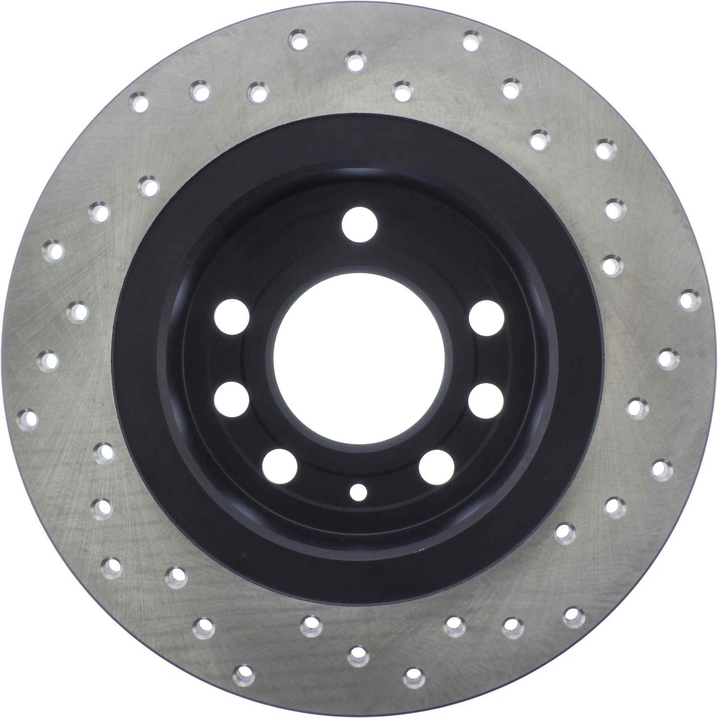 StopTech Sport Cross Drilled Brake Rotor; Rear Right