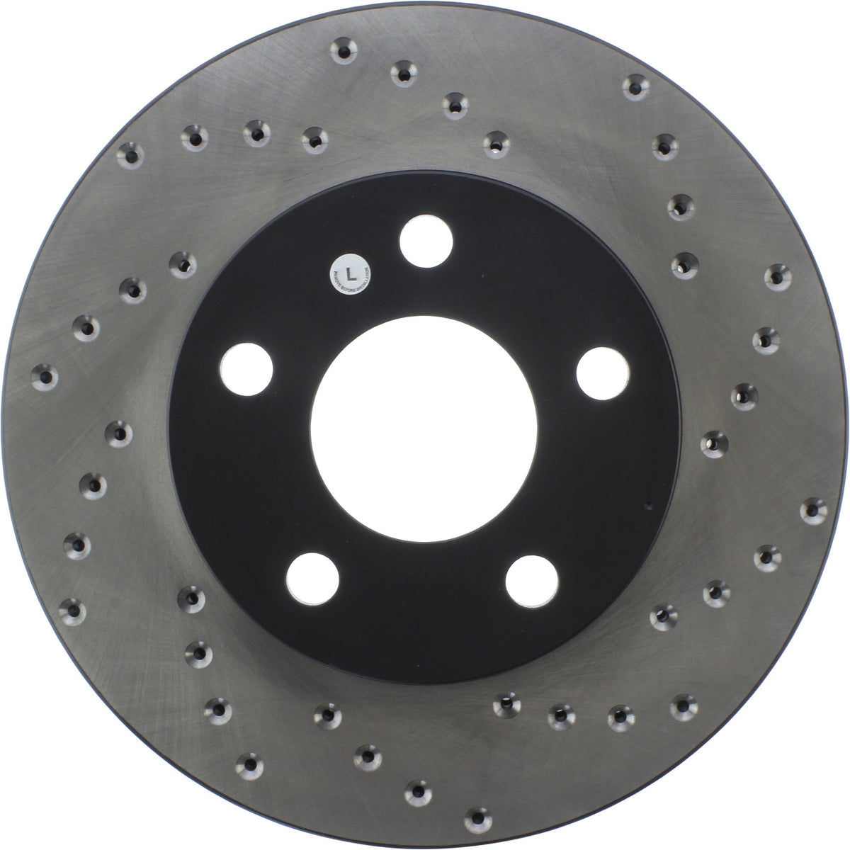 StopTech Sport Cryo Cross Drilled Brake Rotor; Front Left