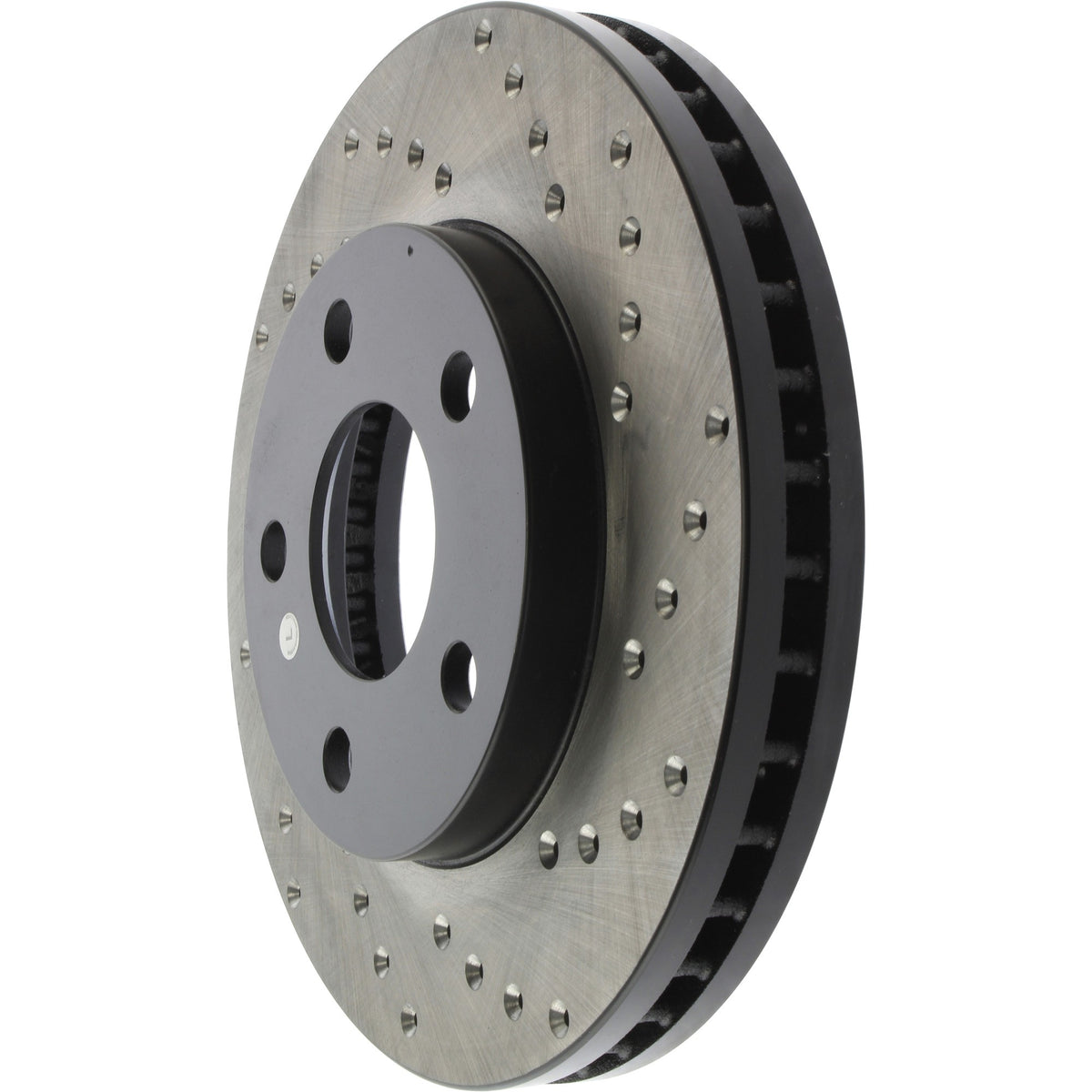 StopTech Sport Cryo Cross Drilled Brake Rotor; Front Left