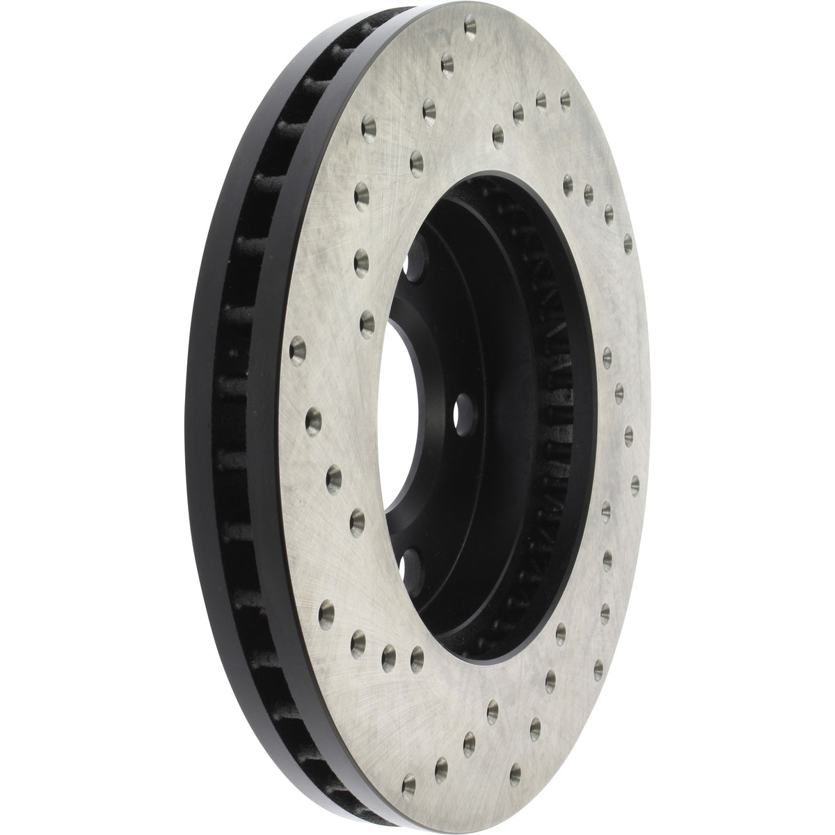 StopTech Sport Cryo Cross Drilled Brake Rotor; Front Left