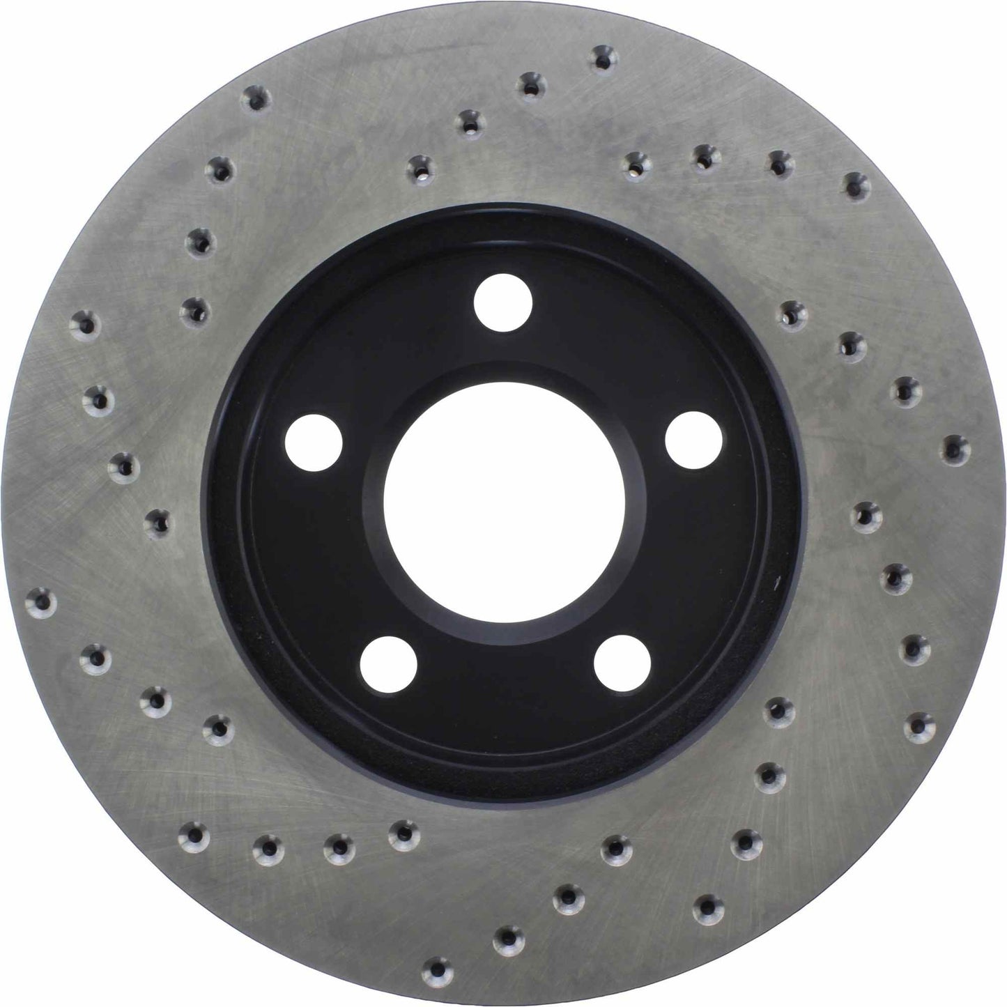 StopTech Sport Cross Drilled Brake Rotor; Front Left