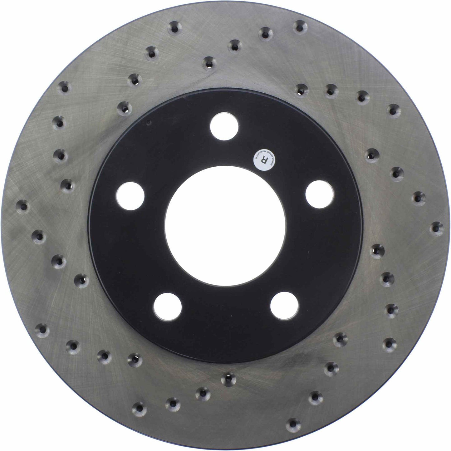StopTech Sport Cross Drilled Brake Rotor; Front Right