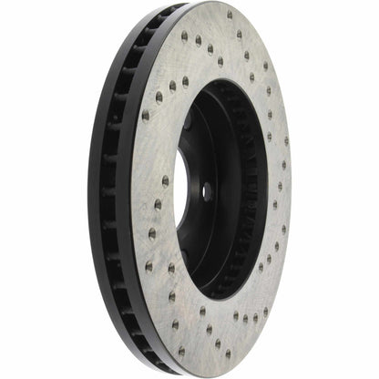 StopTech Sport Cross Drilled Brake Rotor; Front Right