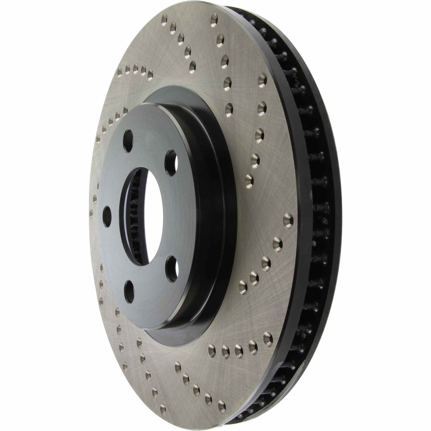 StopTech Sport Cryo Cross Drilled Brake Rotor; Front Left