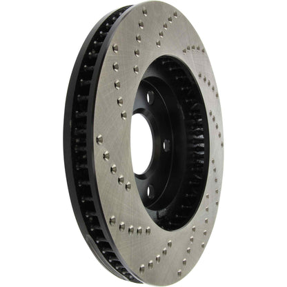 StopTech Sport Cryo Cross Drilled Brake Rotor; Front Left