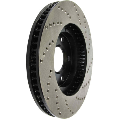 StopTech Sport Cryo Cross Drilled Brake Rotor; Front Right