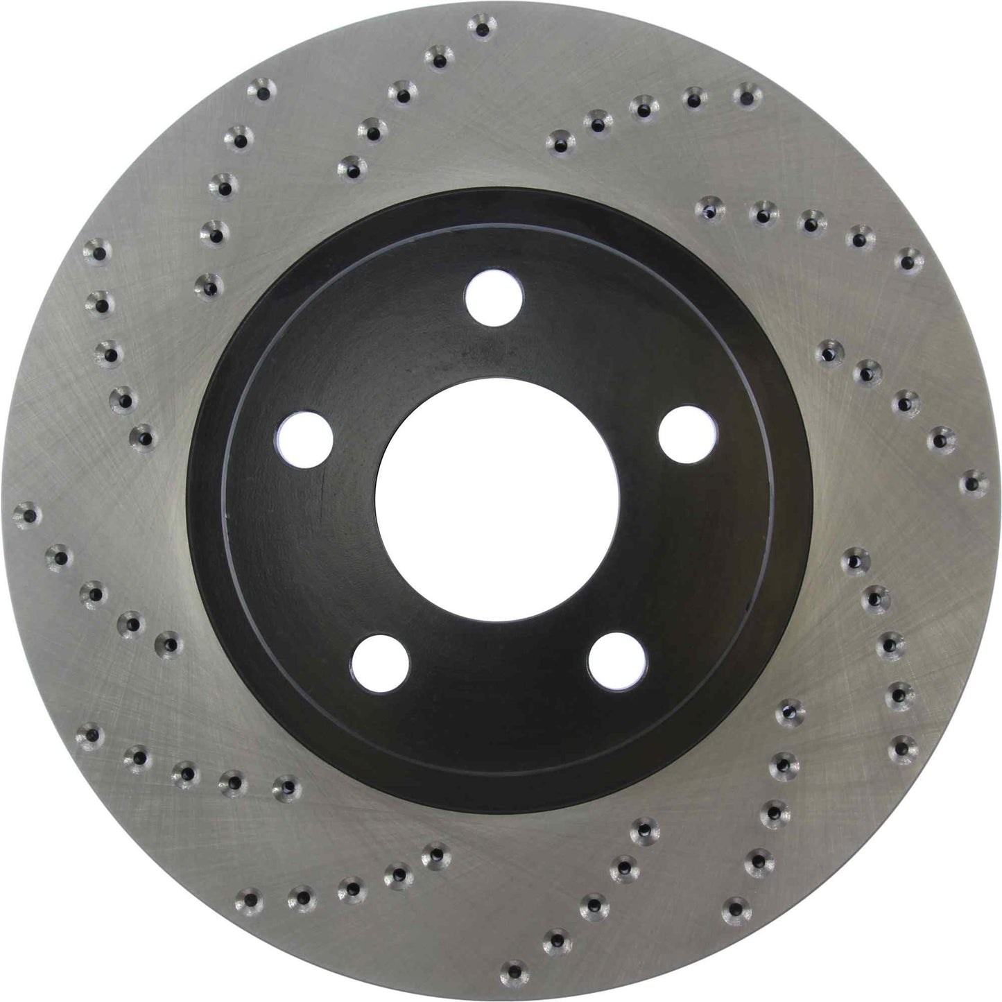 StopTech Sport Cross Drilled Brake Rotor; Front Right