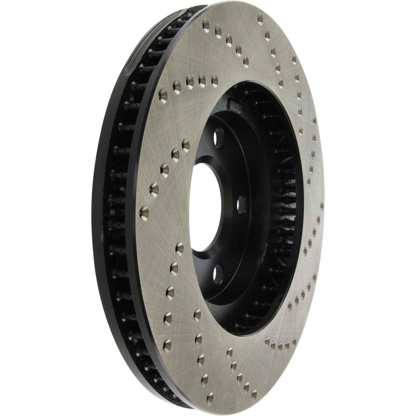 StopTech Sport Cross Drilled Brake Rotor; Front Right