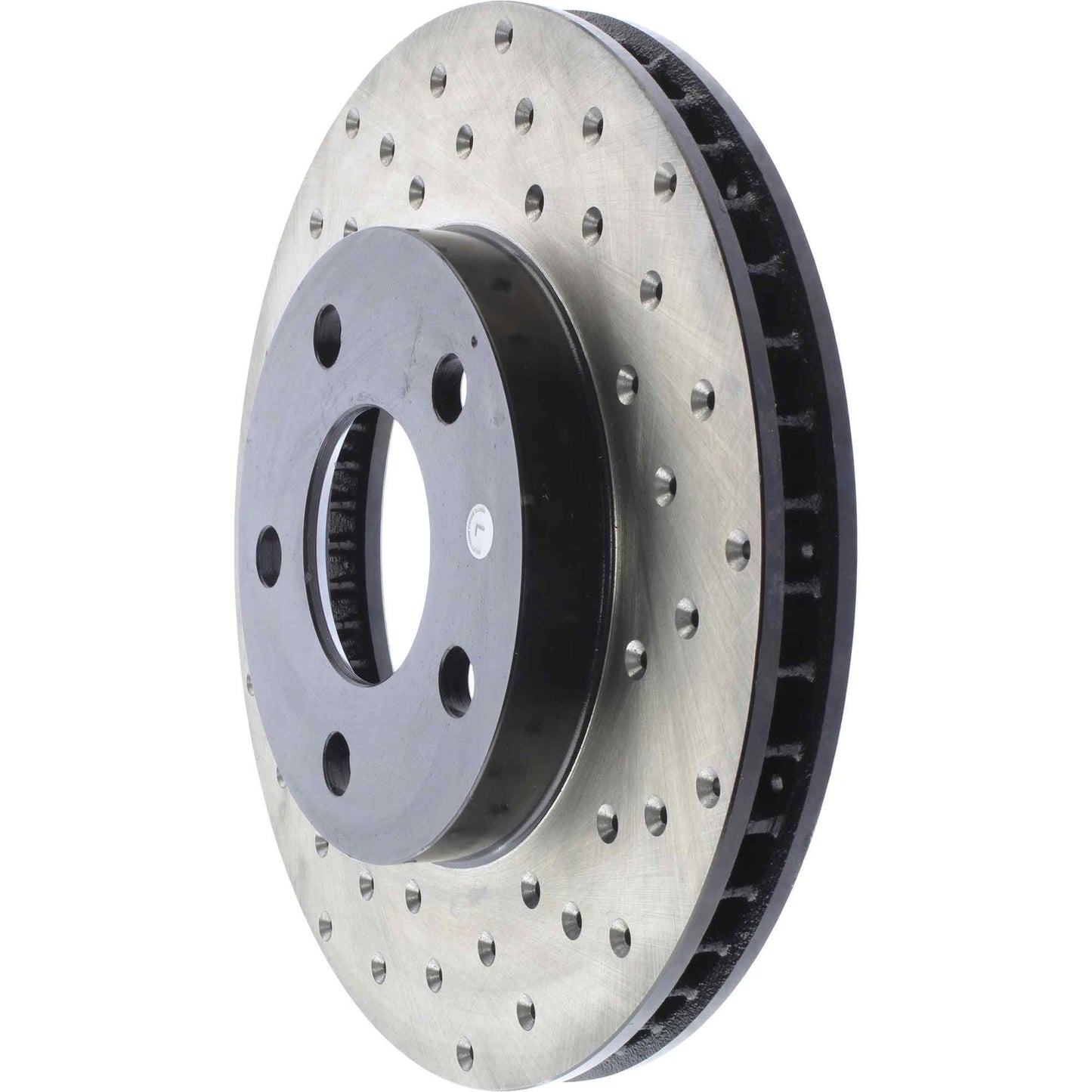 StopTech Sport Cryo Cross Drilled Brake Rotor; Front Left