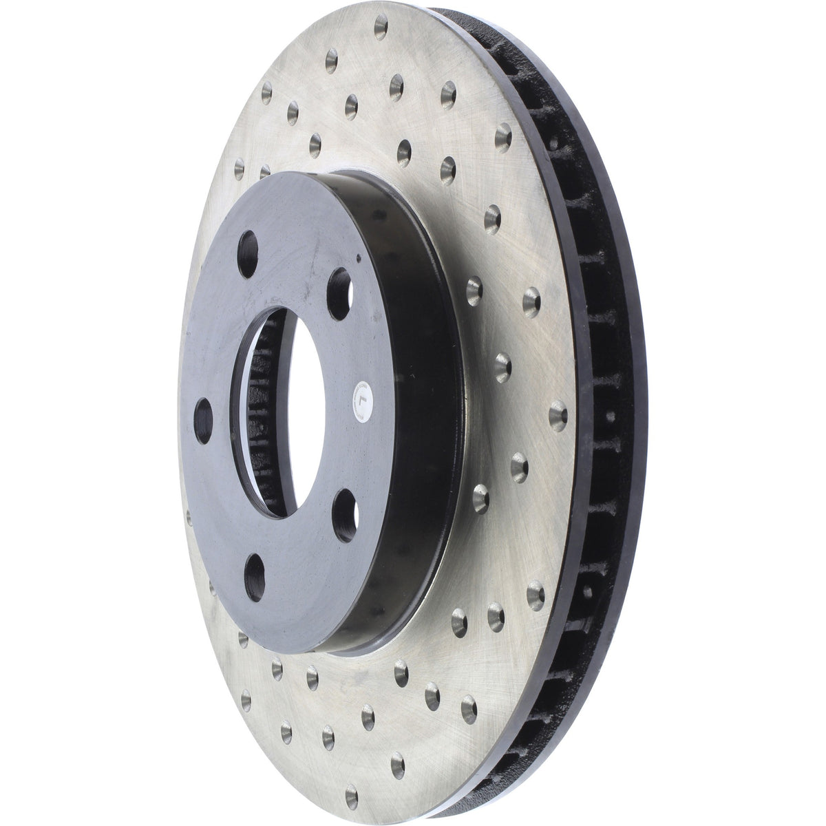 StopTech Sport Cryo Cross Drilled Brake Rotor; Front Left