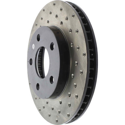 StopTech Sport Cryo Cross Drilled Brake Rotor; Front Right