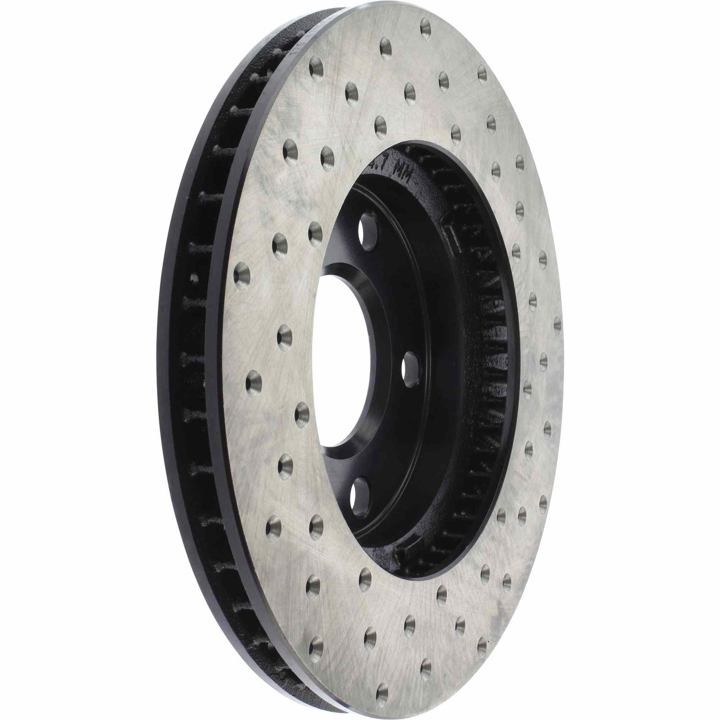 StopTech Sport Cross Drilled Brake Rotor; Front Right