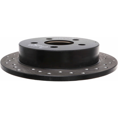 StopTech Sport Cryo Cross Drilled Brake Rotor; Rear Left