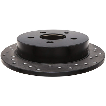 StopTech Sport Cross Drilled Brake Rotor; Rear Left