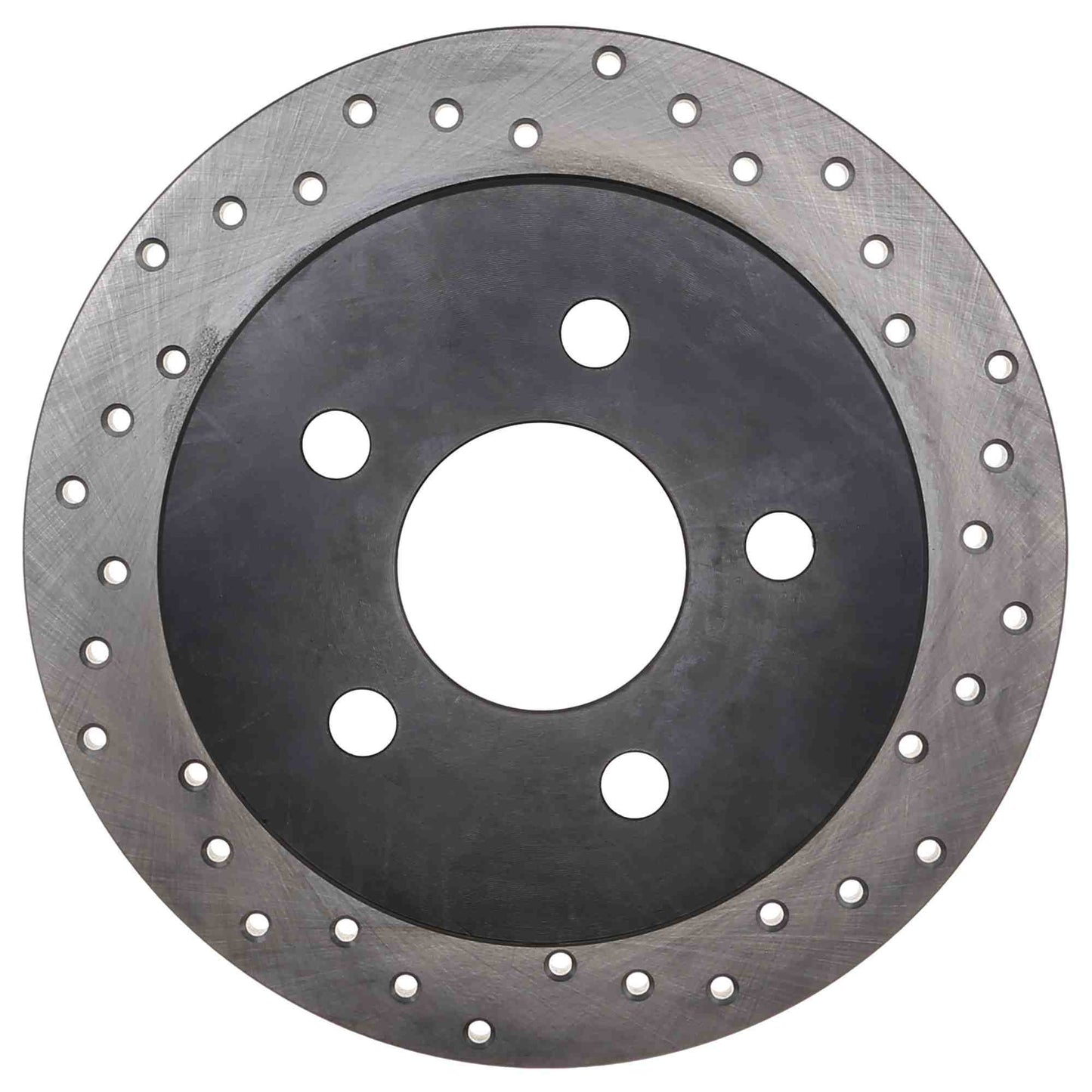 StopTech Sport Cross Drilled Brake Rotor; Rear Left