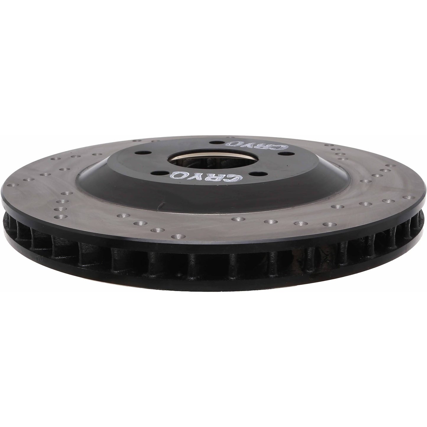 StopTech Sport Cryo Cross Drilled Brake Rotor; Front Left