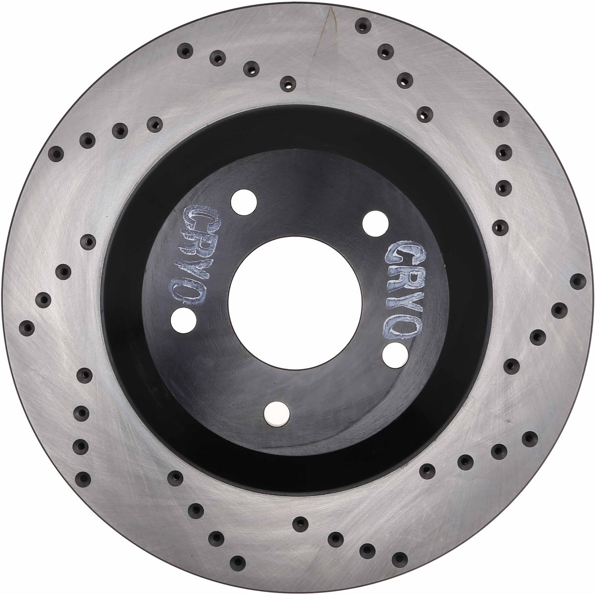 StopTech Sport Cryo Cross Drilled Brake Rotor; Front Left