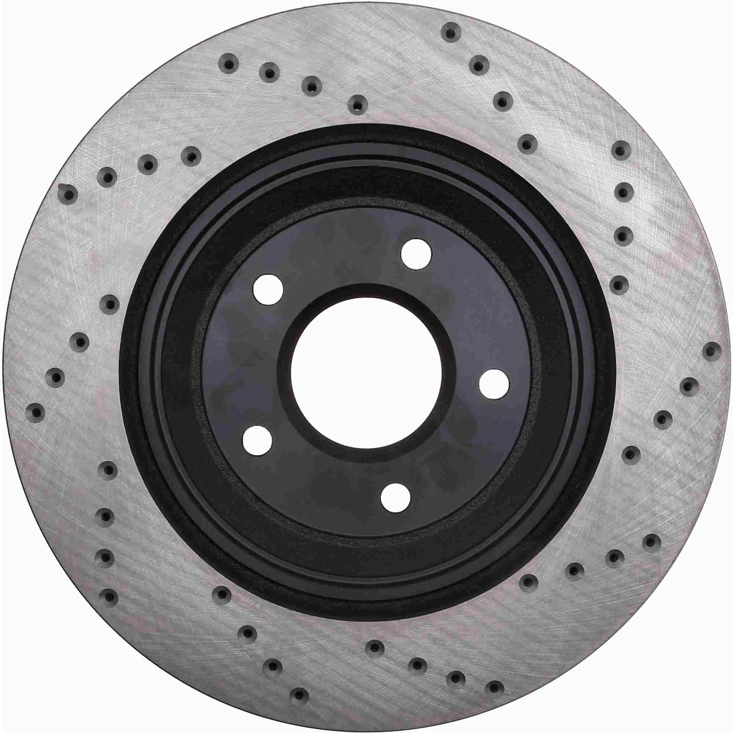 StopTech Sport Cross Drilled Brake Rotor; Front Right