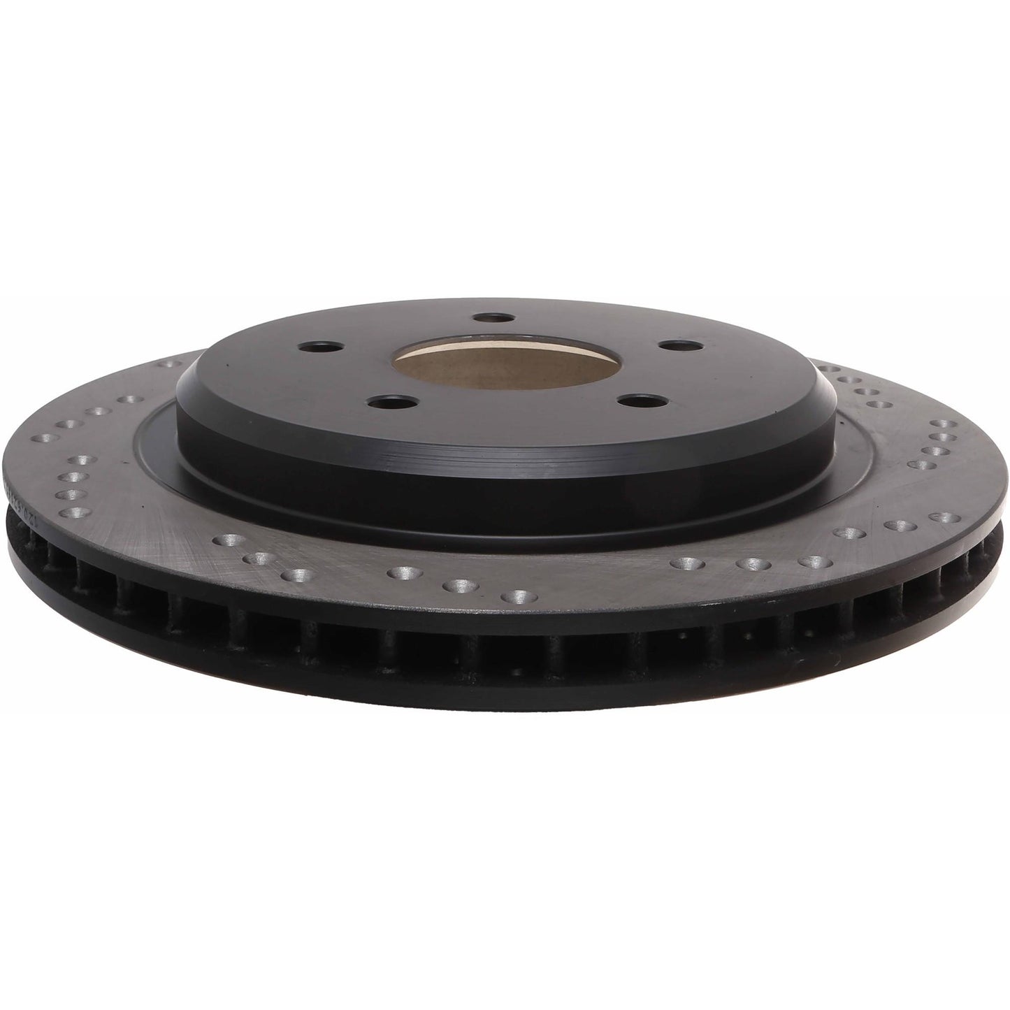 StopTech Sport Cross Drilled Brake Rotor; Rear Left