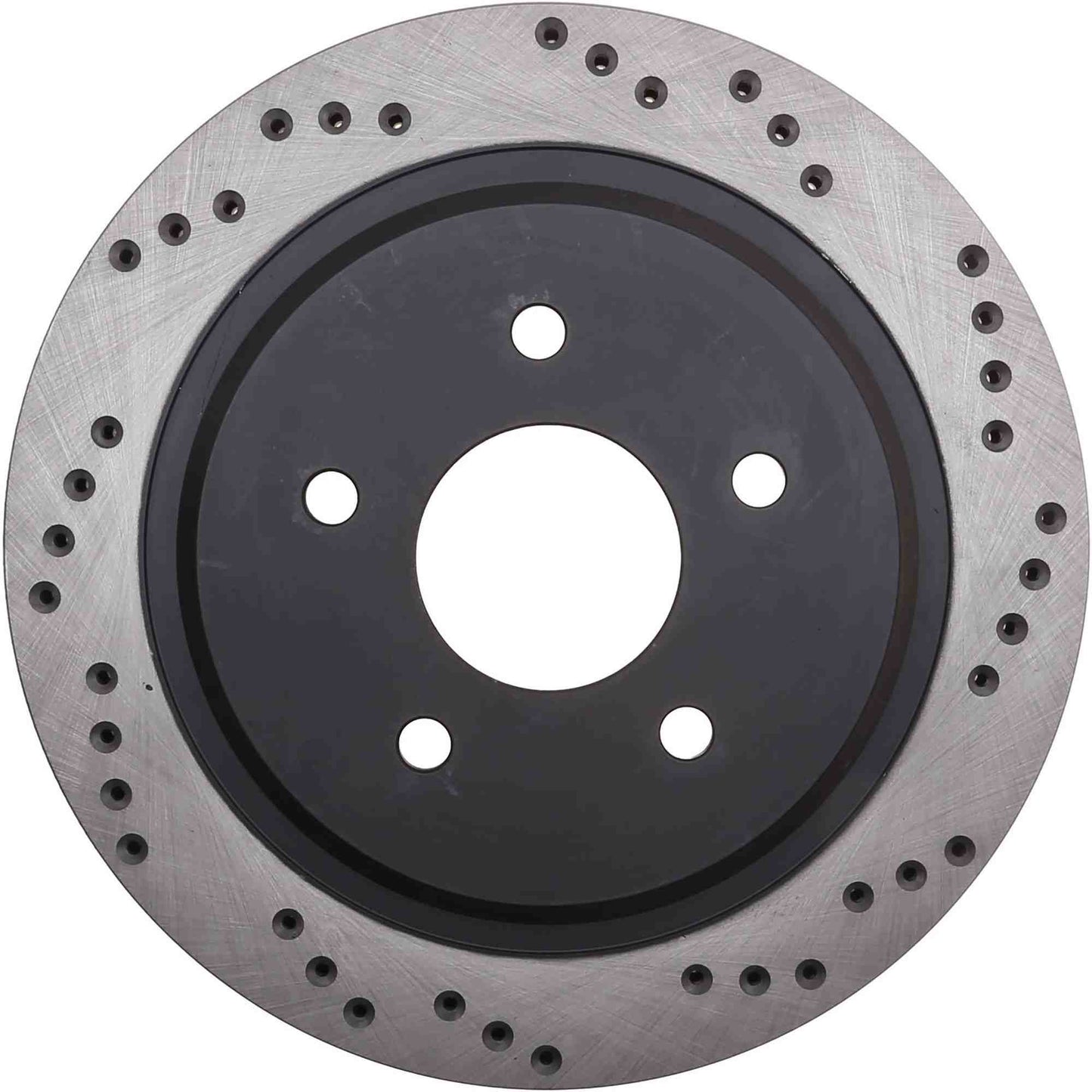 StopTech Sport Cross Drilled Brake Rotor; Rear Left