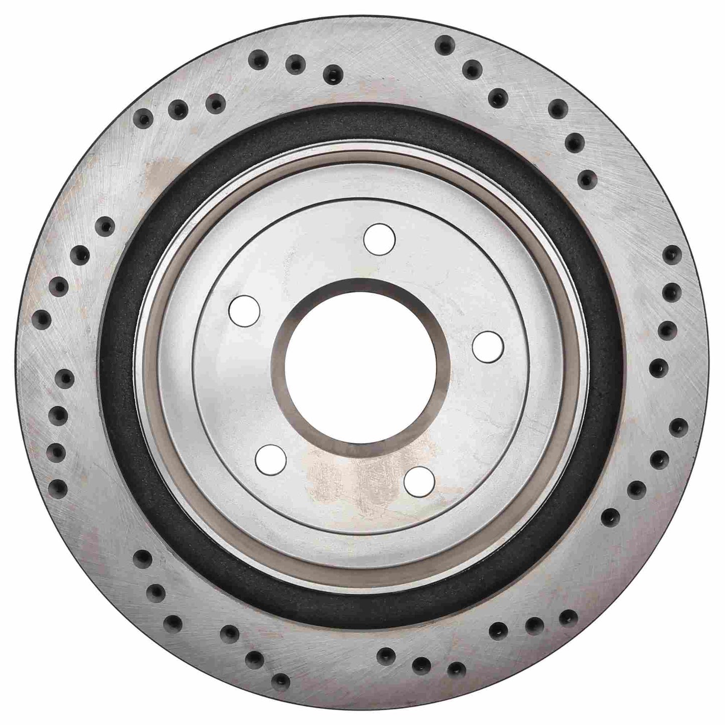 StopTech Sport Cross Drilled Brake Rotor; Rear Right