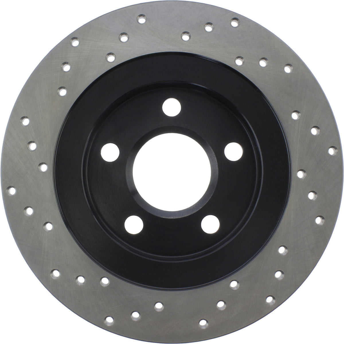 StopTech Sport Cryo Cross Drilled Brake Rotor; Rear Left