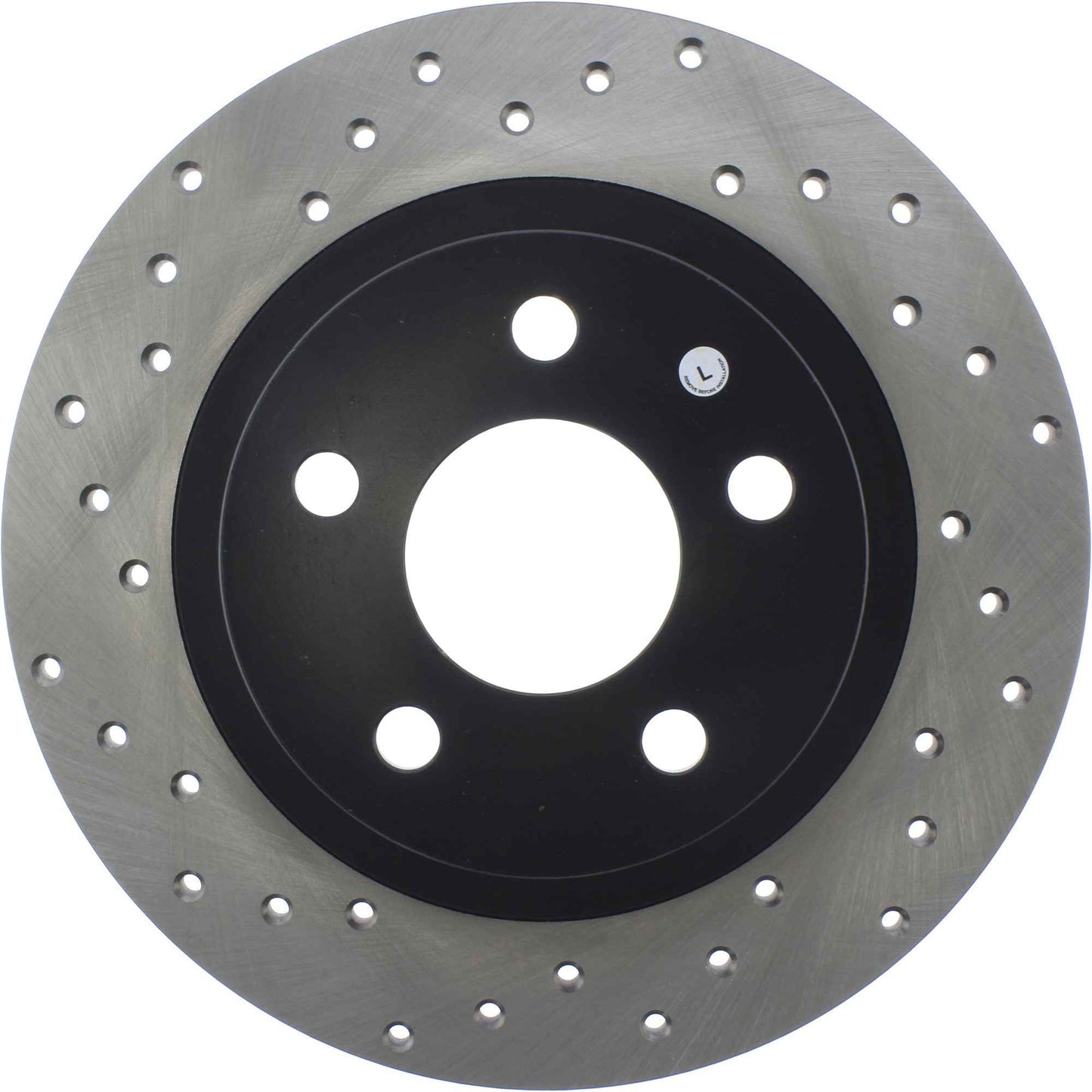 StopTech  Sport Cryo Cross Drilled Brake Rotor; Rear Right