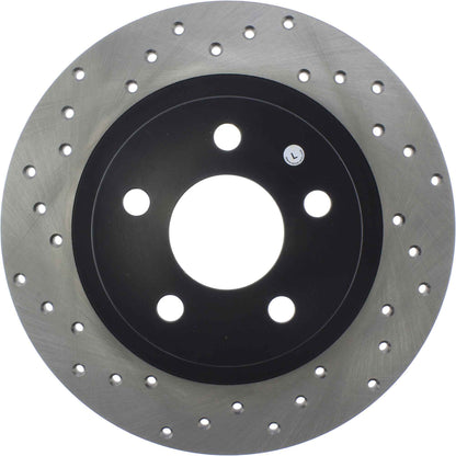 StopTech  Sport Cryo Cross Drilled Brake Rotor; Rear Right