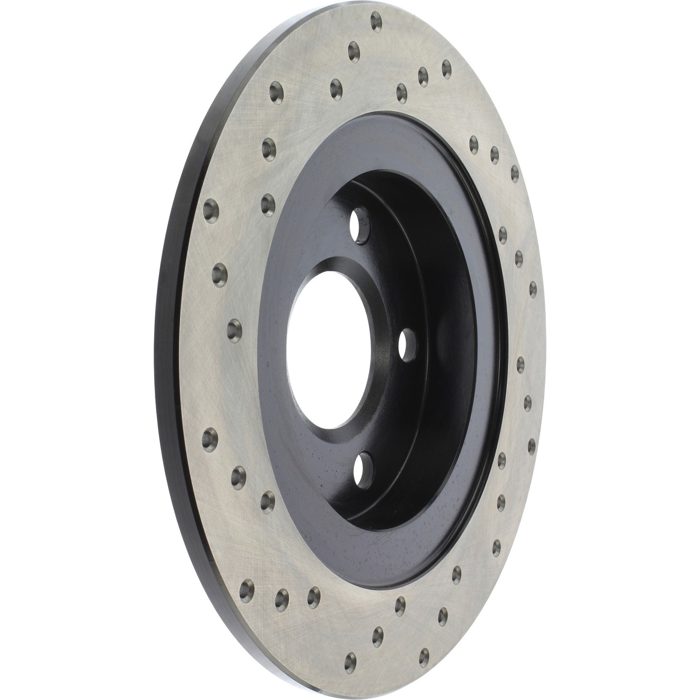 StopTech Sport Cross Drilled Brake Rotor; Rear Left