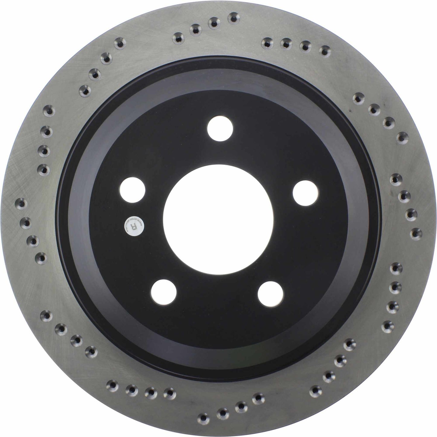 StopTech Sport Cryo Cross Drilled Brake Rotor; Rear Right