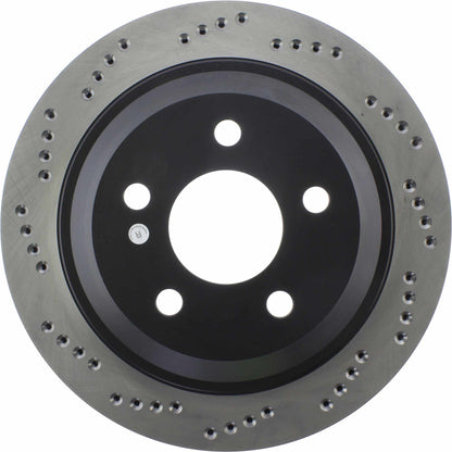 StopTech Sport Cryo Cross Drilled Brake Rotor; Rear Right