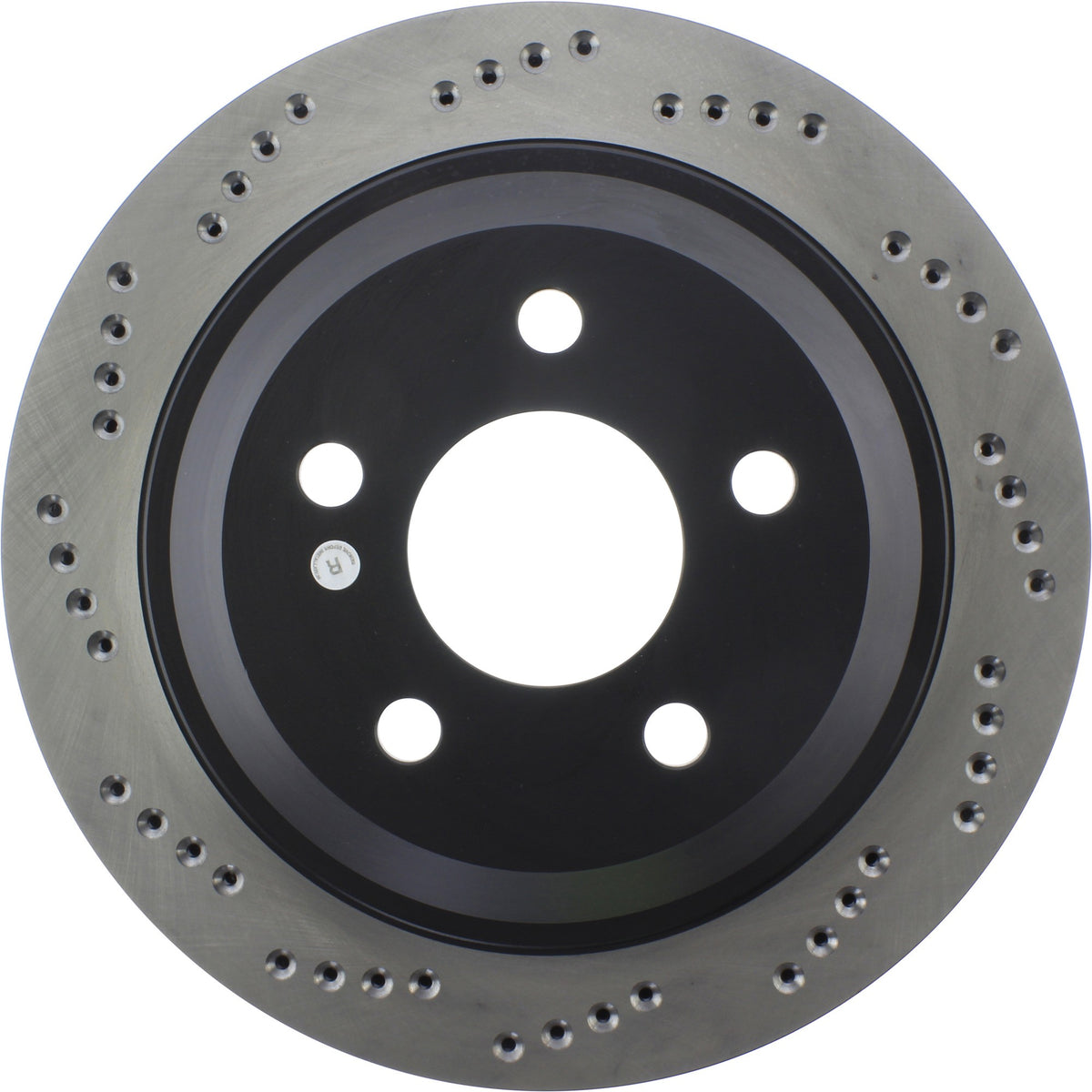 StopTech Sport Cryo Cross Drilled Brake Rotor; Rear Right