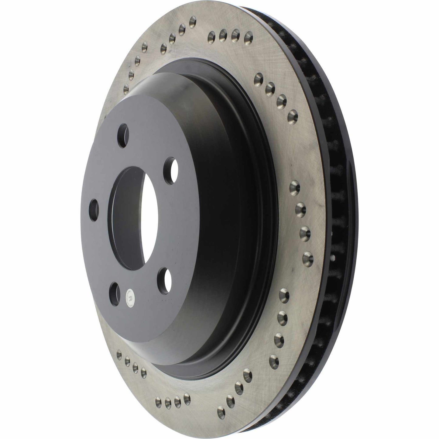 StopTech Sport Cryo Cross Drilled Brake Rotor; Rear Right