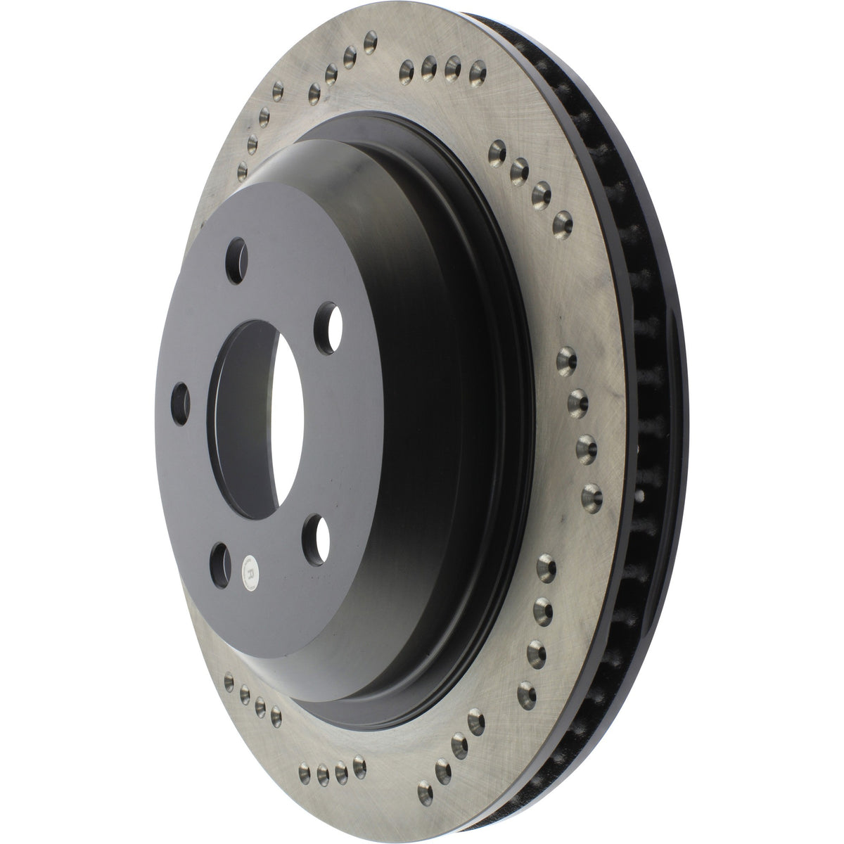 StopTech Sport Cryo Cross Drilled Brake Rotor; Rear Right
