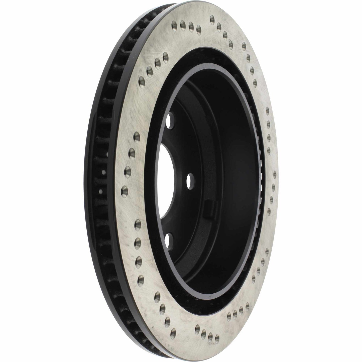 StopTech Sport Cryo Cross Drilled Brake Rotor; Rear Right