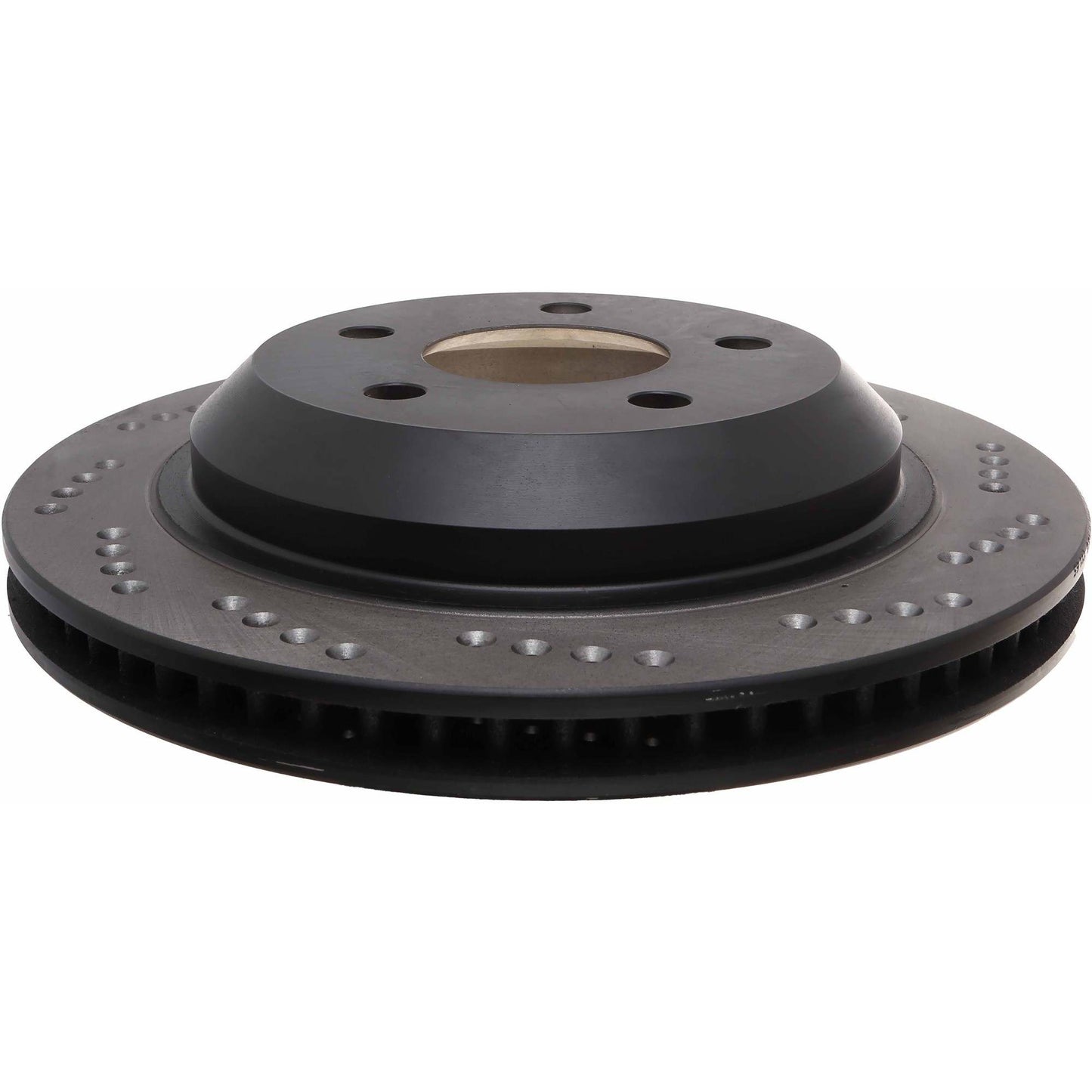 StopTech Sport Cross Drilled Brake Rotor; Rear Left