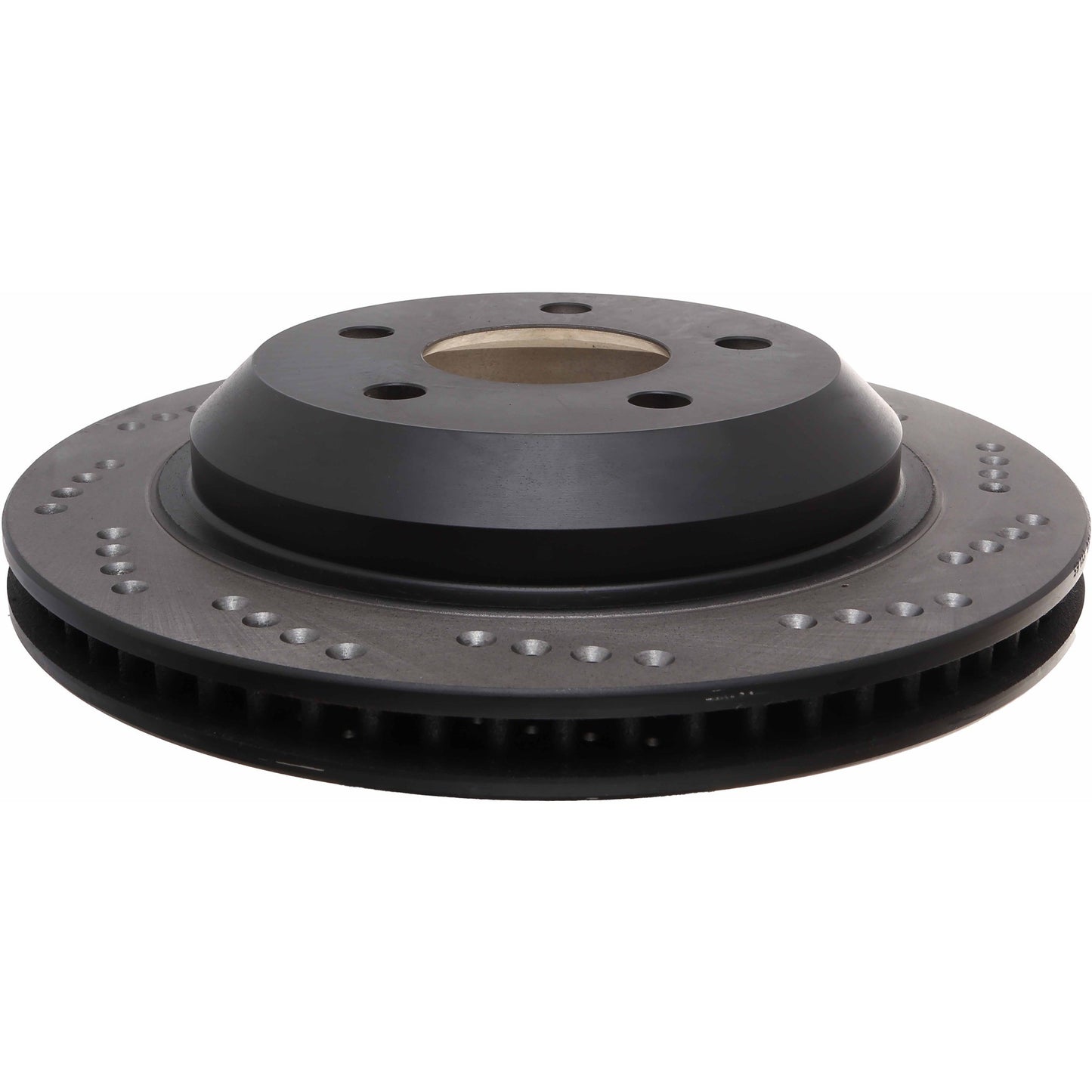 StopTech Sport Cross Drilled Brake Rotor; Rear Left