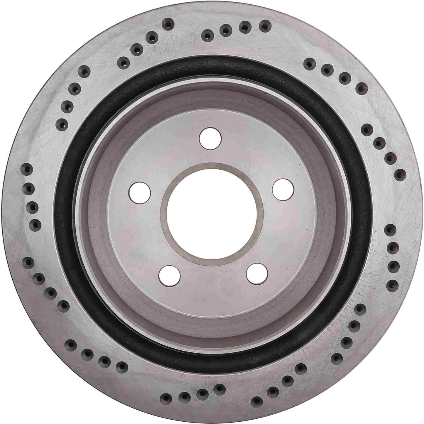 StopTech Sport Cross Drilled Brake Rotor; Rear Left