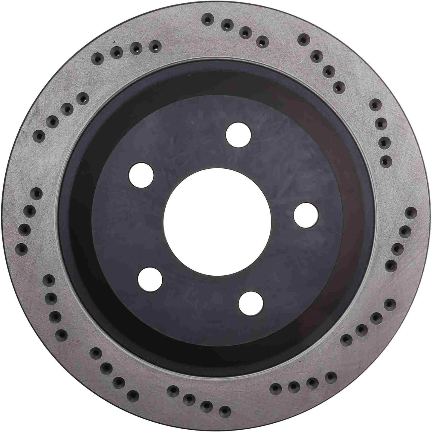 StopTech Sport Cross Drilled Brake Rotor; Rear Left