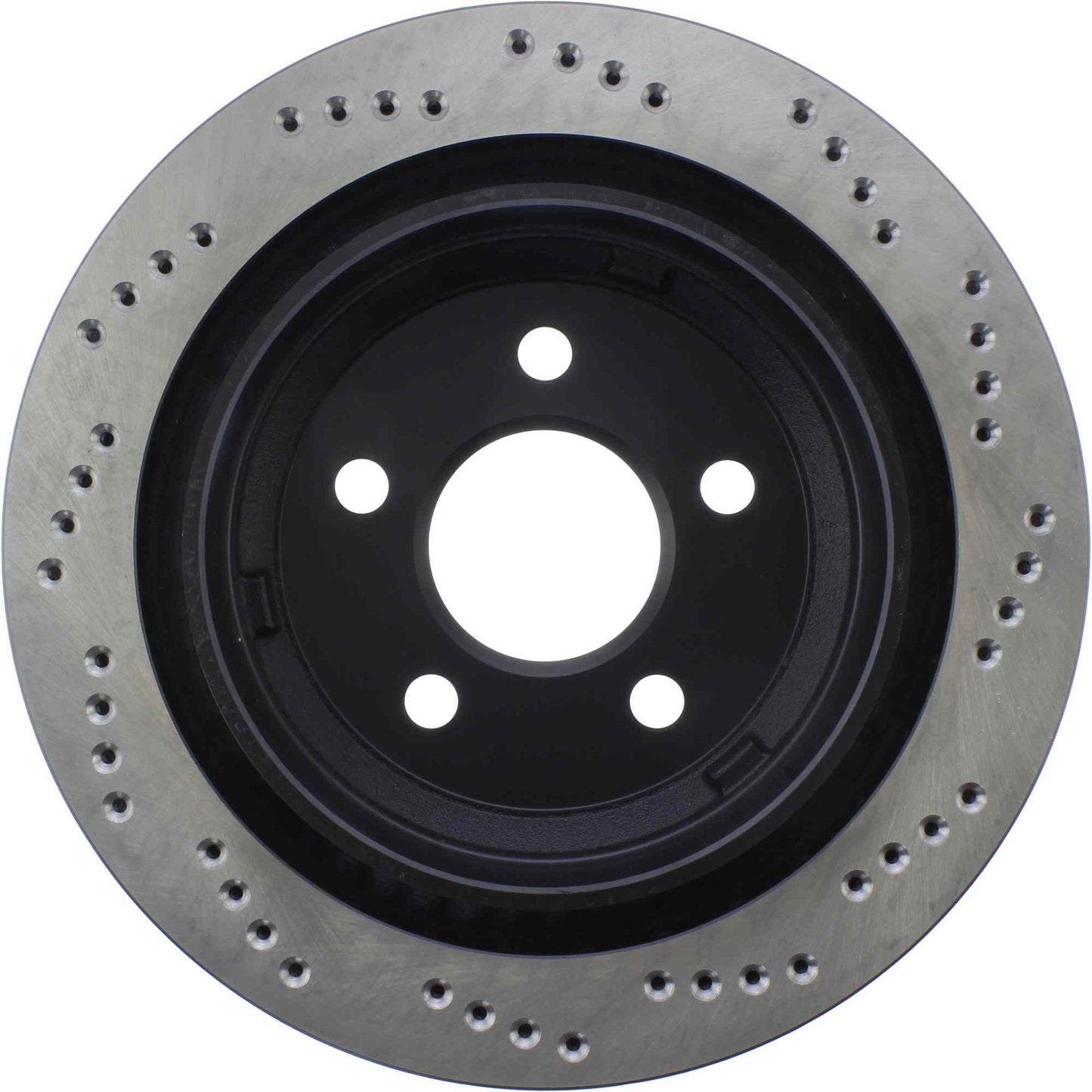 StopTech Sport Cross Drilled Brake Rotor; Rear Right